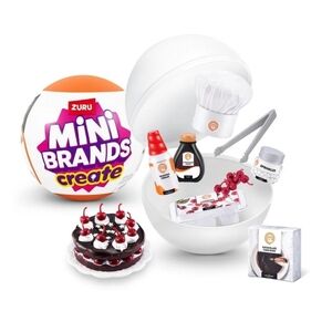 Mini Brands Create Toy Set - White and Orange